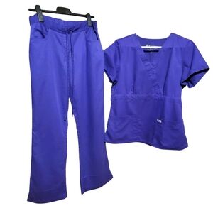 Grey's anatomy Riley healthcare scrub set,top & pants,purple
